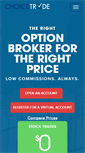 Mobile Screenshot of choicetrade.com